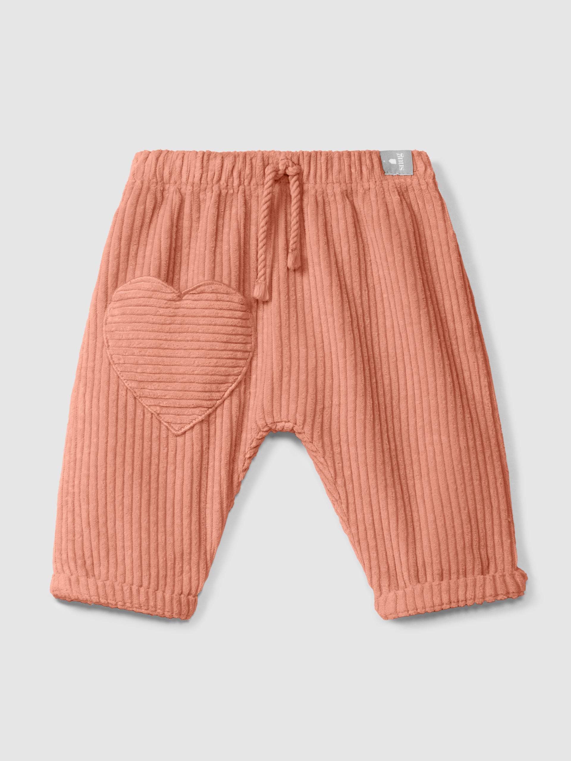 Snug - pantalone velluto tasca cuore