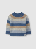Snug - maglione misto lana righe blu