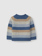Snug - maglione misto lana righe blu