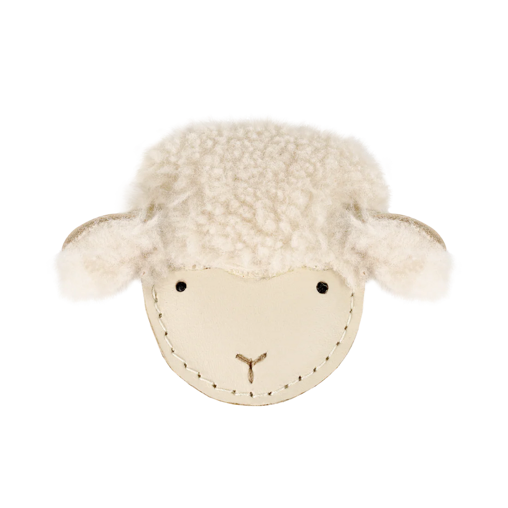 Donsje - Josy Exclusive Hairclip | Lammy | Cream Leather