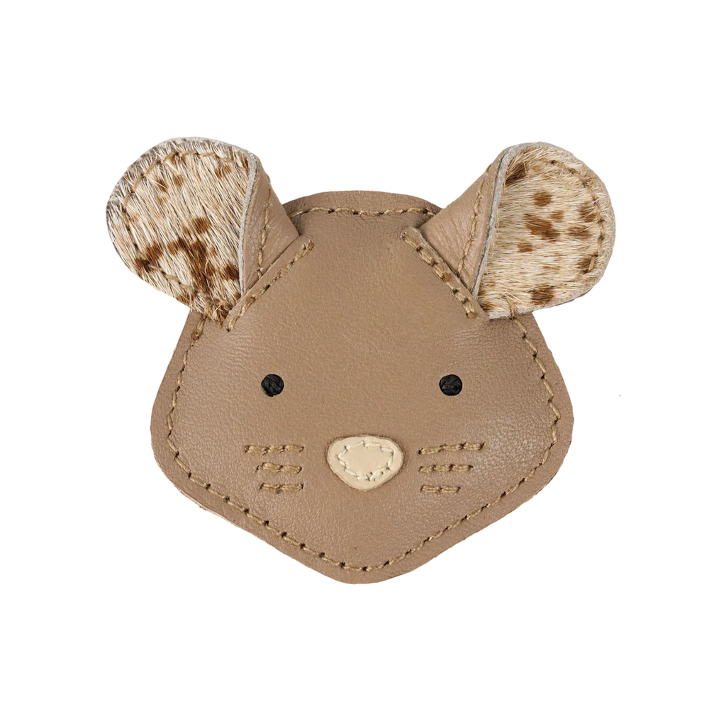 Donsje - Josy Exclusive Hairclip | Mouse | Praline Leather