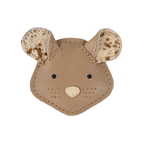 Donsje - Josy Exclusive Hairclip | Mouse | Praline Leather