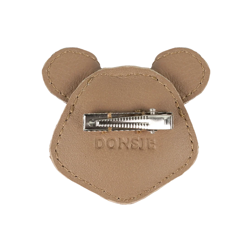 Donsje - Josy Exclusive Hairclip | Mouse | Praline Leather