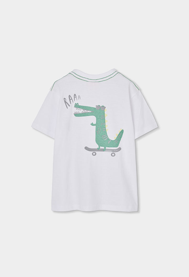 Boboli - t-shirt coccodrillo