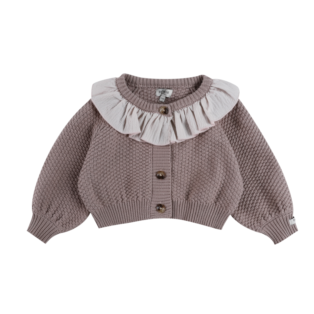 Donsje - cardigan plum