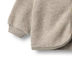 Wheat - cardigan lana grigio