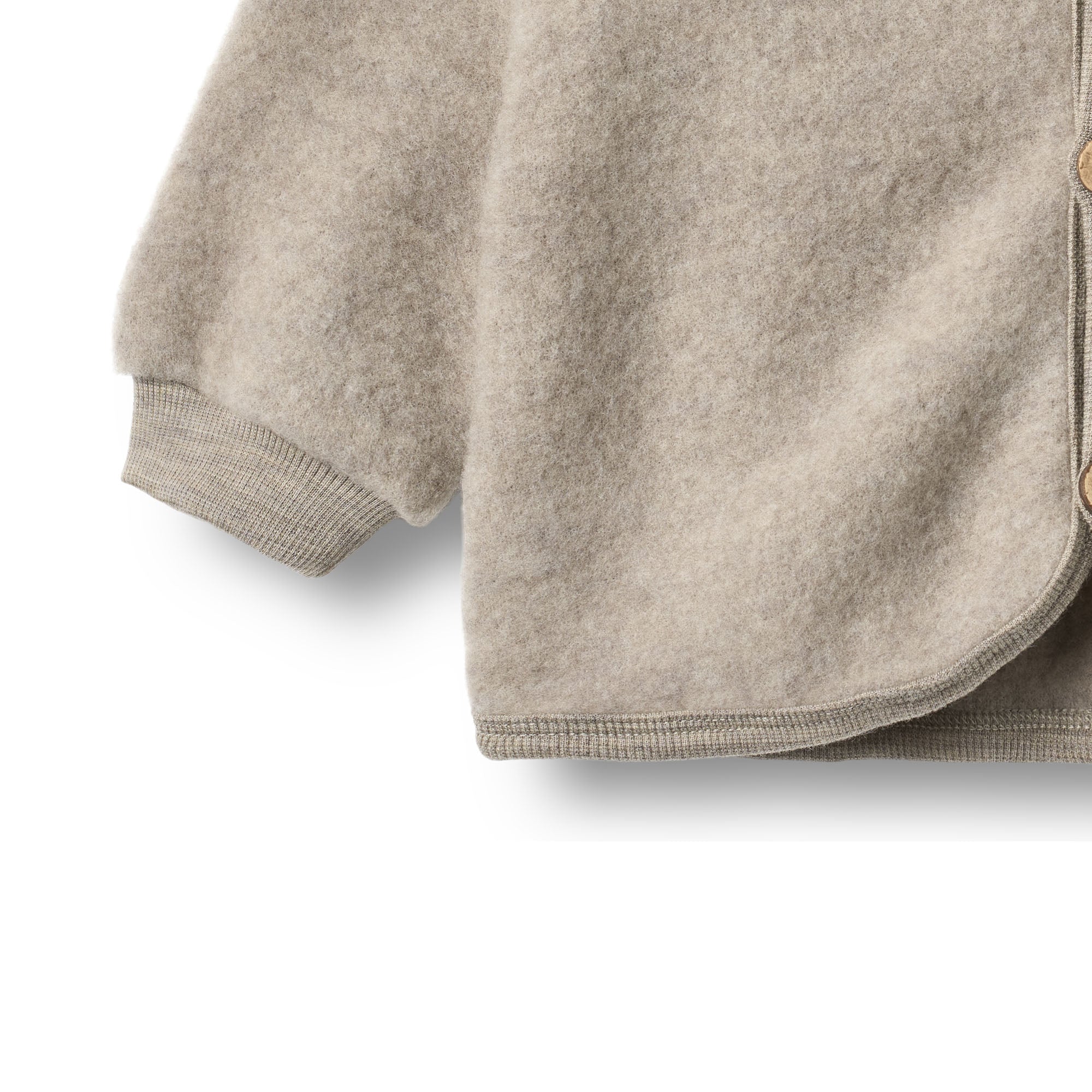 Wheat - cardigan lana grigio