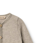 Wheat - cardigan lana grigio