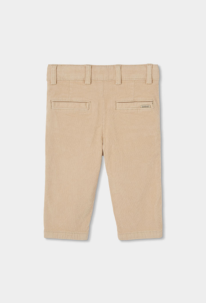 Boboli - pantalone beige velluto