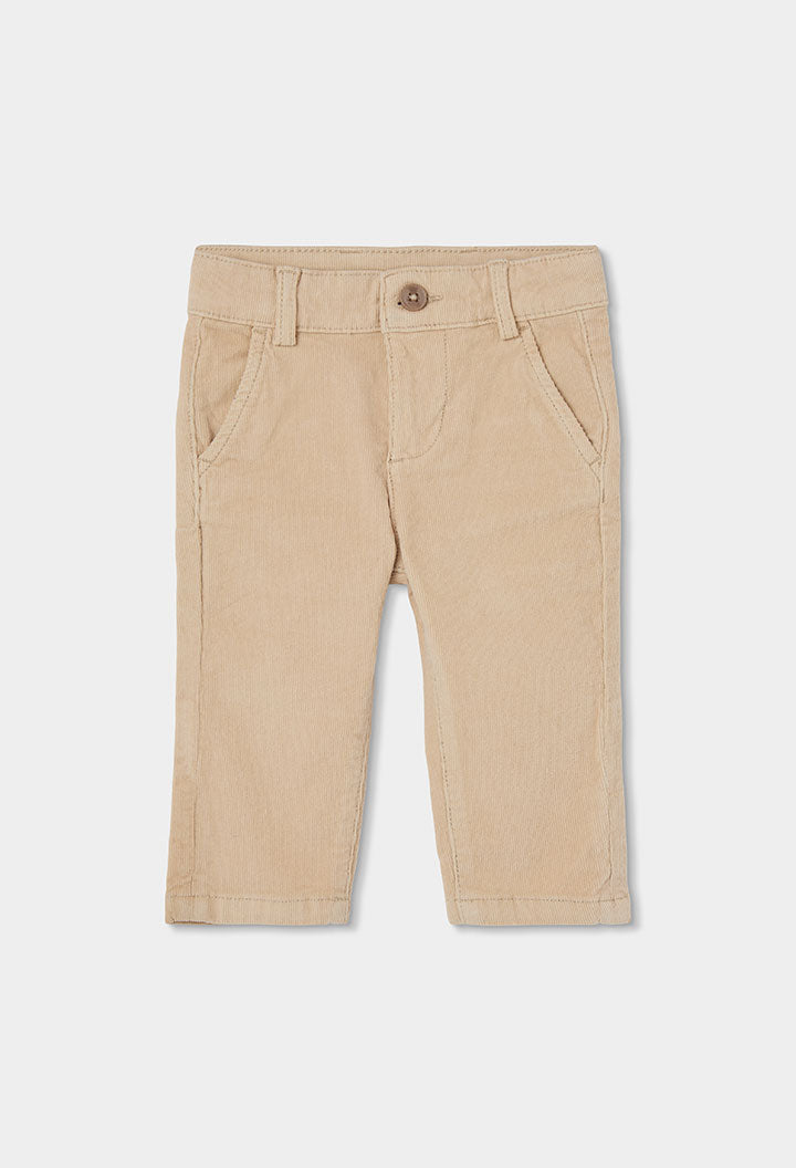 Boboli - pantalone beige velluto