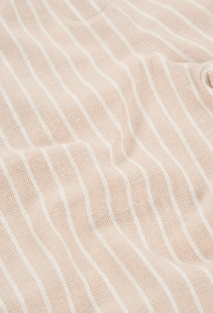 Boboli - pantalone righe beige