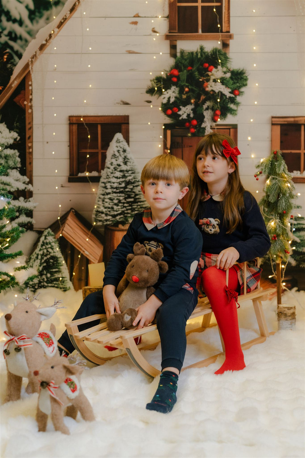 Deolinda - set bimba Maglioncino e gonna