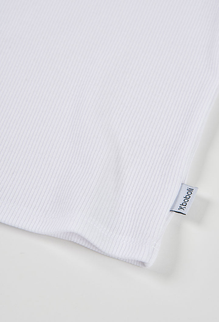 Boboli - t-shirt basica bianca