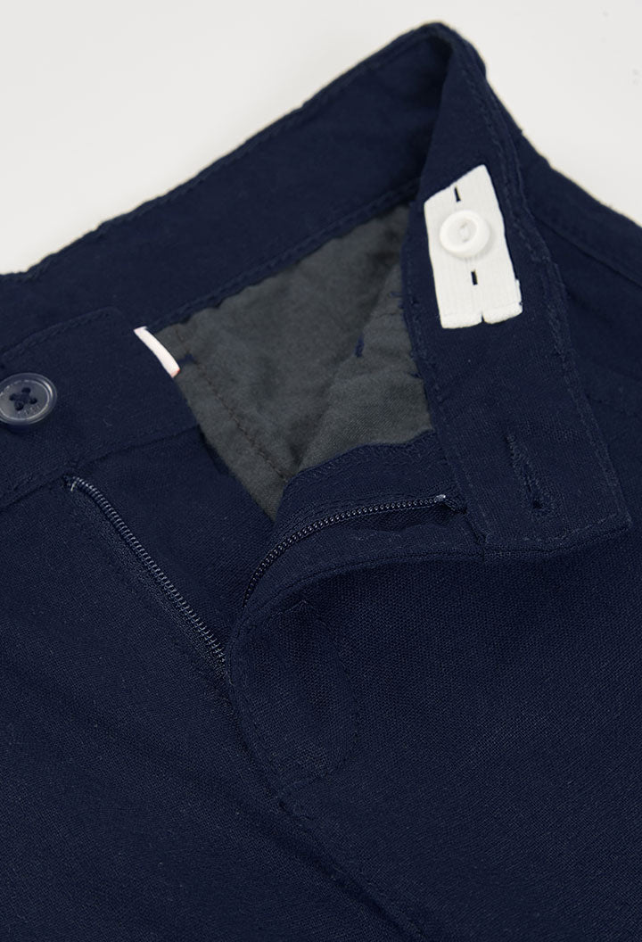 Boboli - Bermuda lino navy