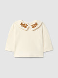 Snug - maglietta con ricamo colletto
