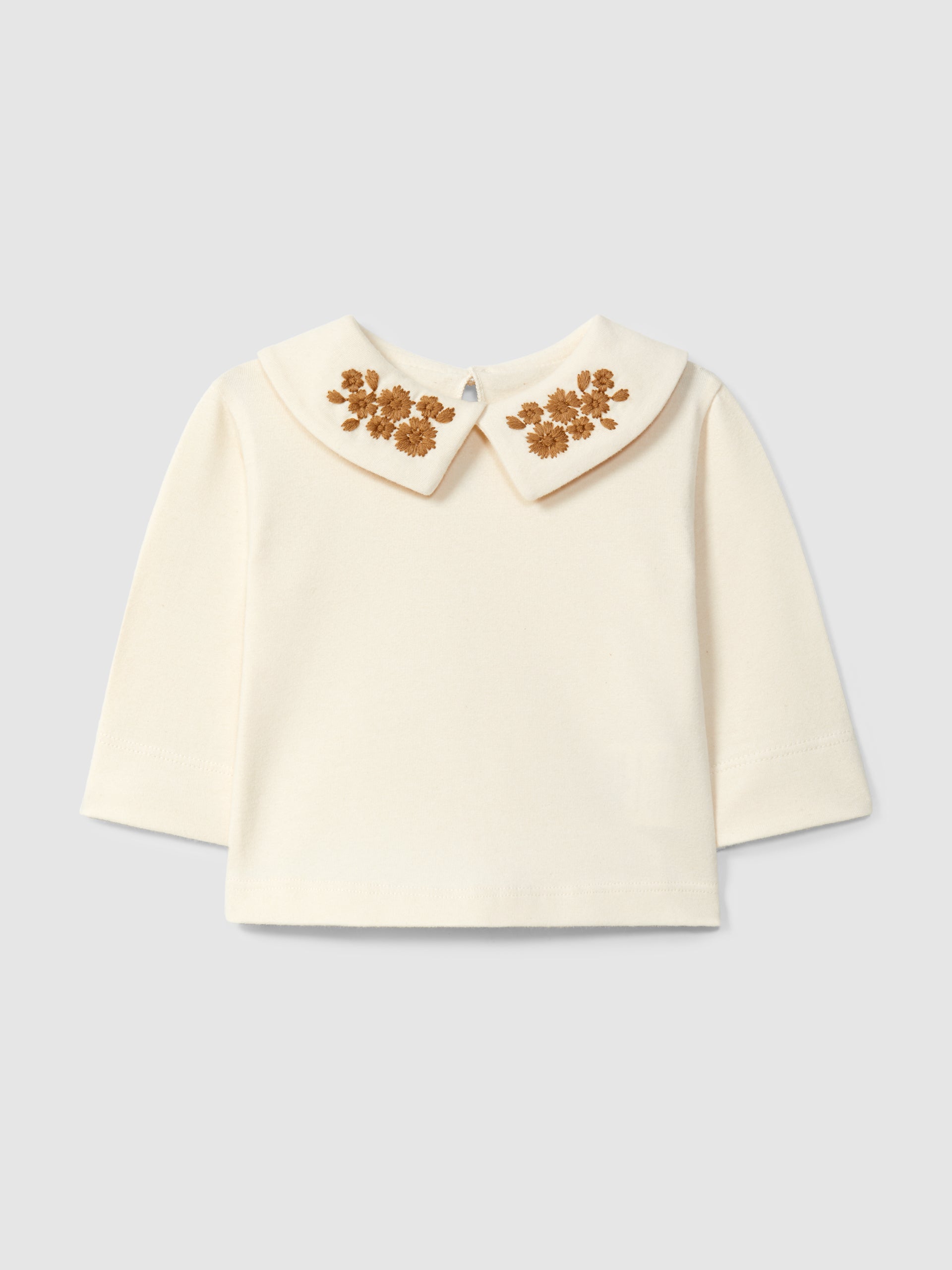 Snug - maglietta con ricamo colletto