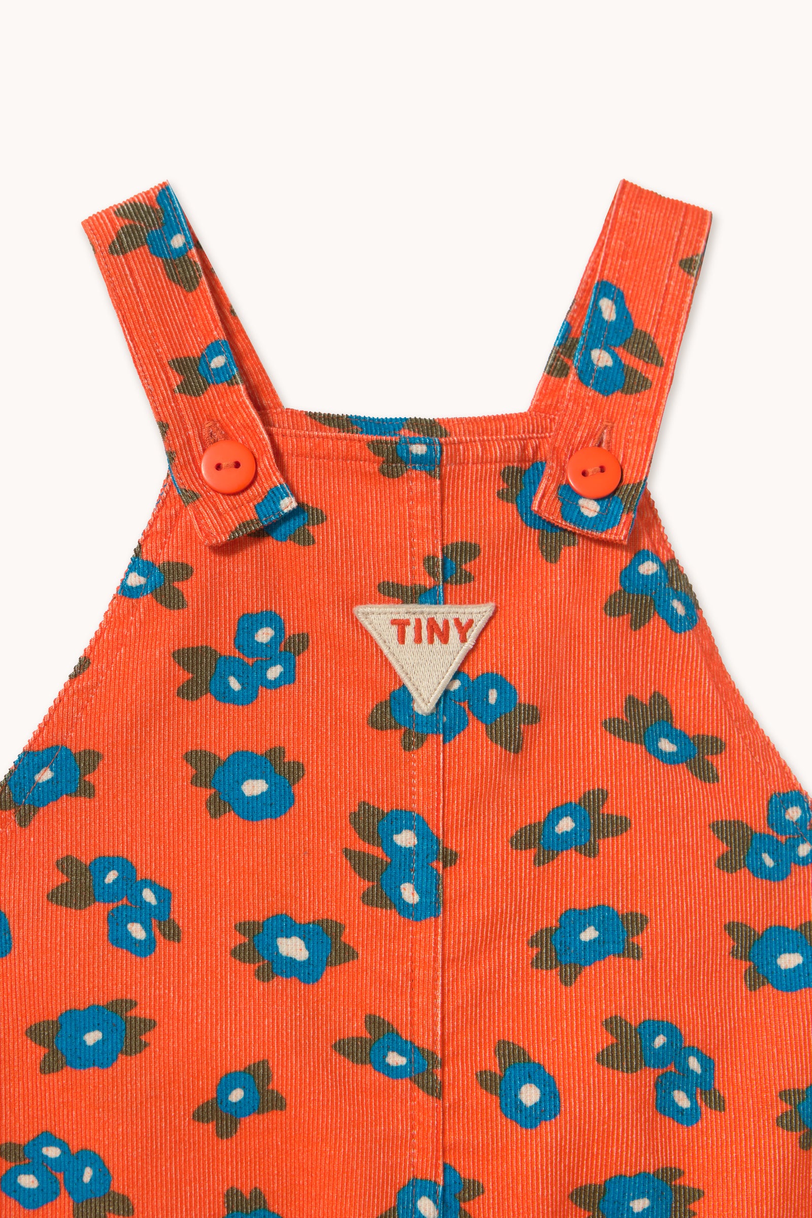 Tiny Cottons - salopette velluto fiori