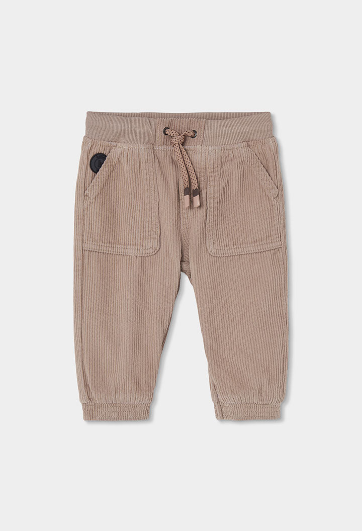 Boboli - pantalone baggy velluto