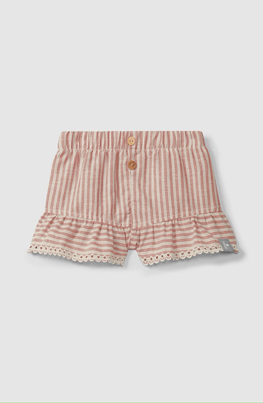 Snug - shorts righe terracotta