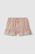 Snug - shorts righe terracotta