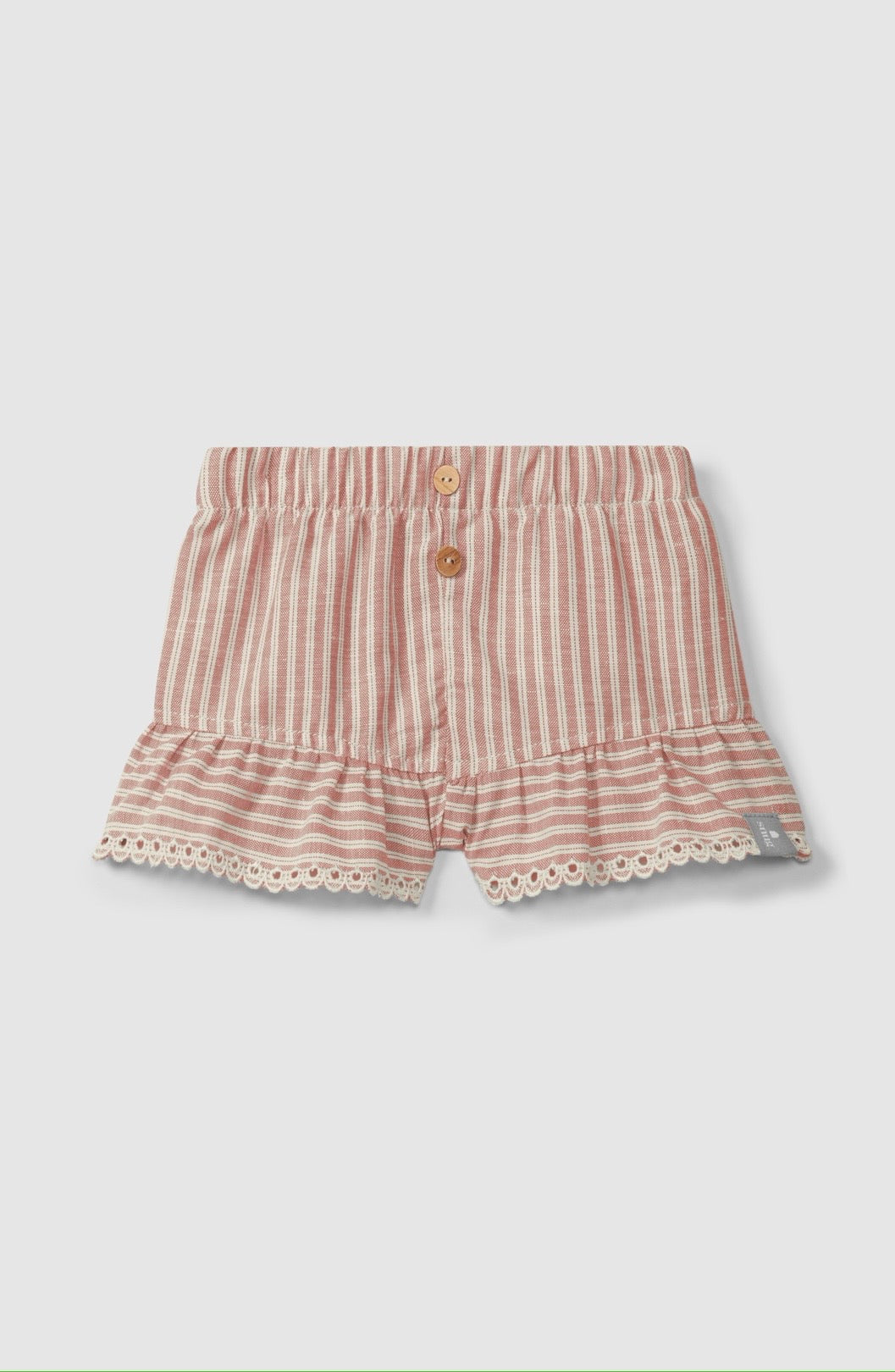 Snug - shorts righe terracotta