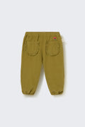 Cozmo - pantalone velluto olive