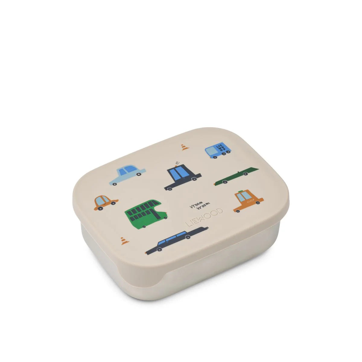 Liewood - lunch box acciaio cars