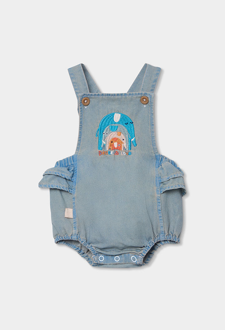 Boboli - set body e pagliaccetto jeans