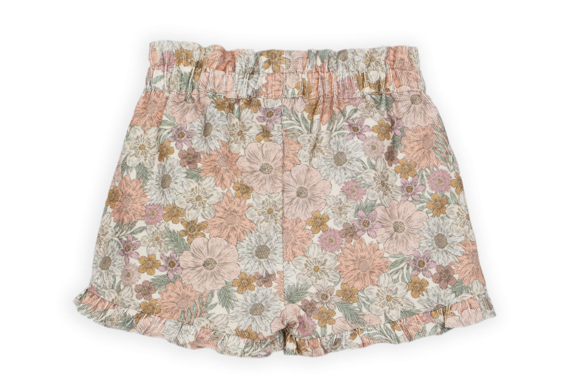 Drkid - shorts velluto floreale