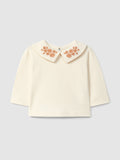 Snug - maglietta ricamo colletto