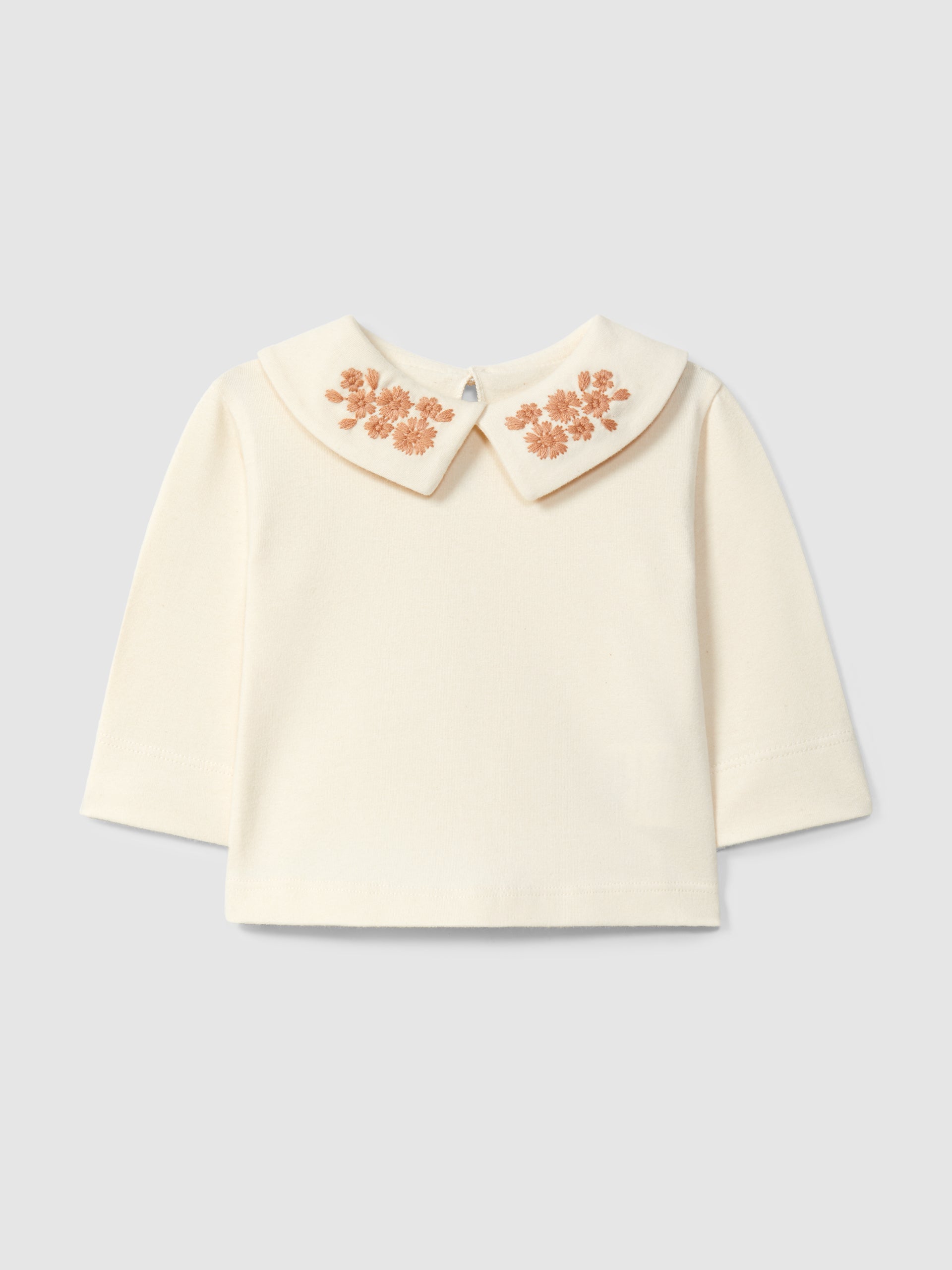 Snug - maglietta ricamo colletto