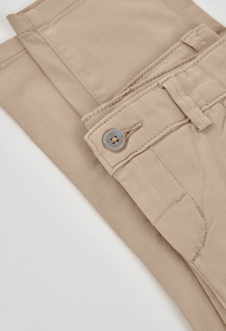Boboli - pantalone cotone beige