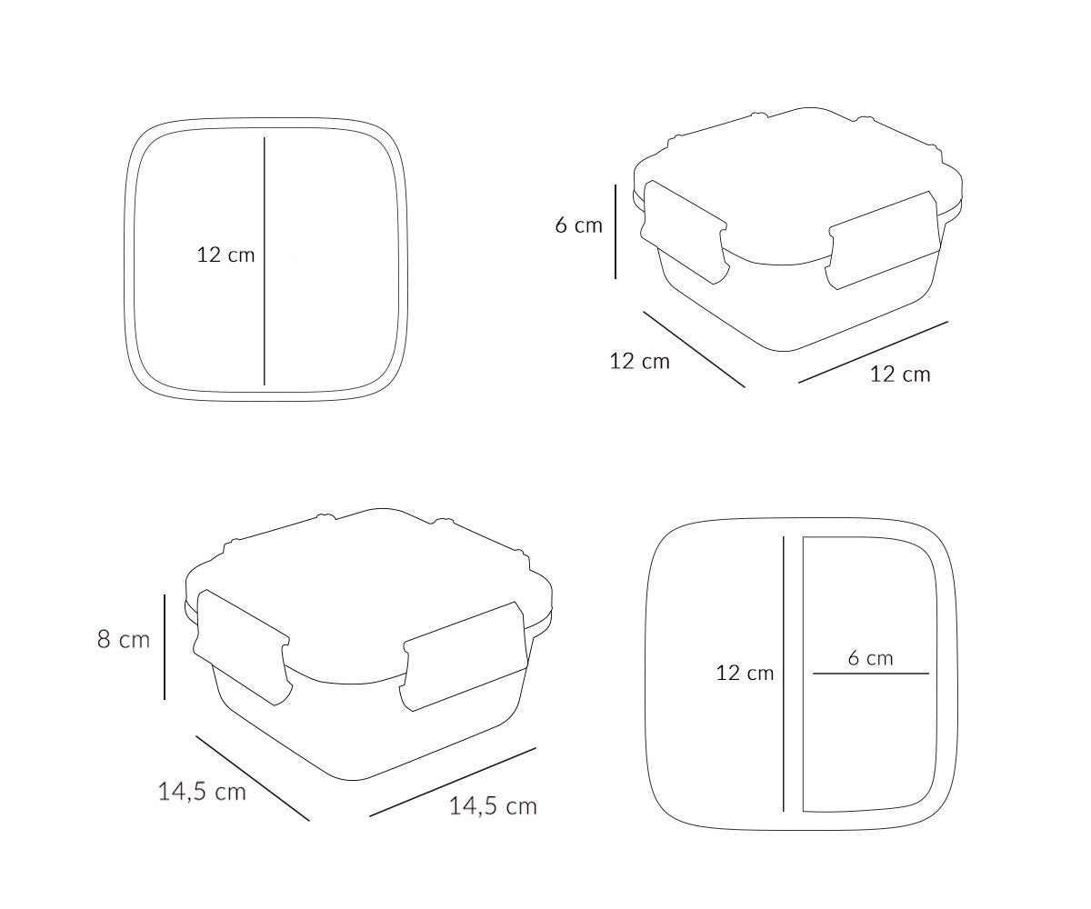Tutete - lunch box ermetica airplane