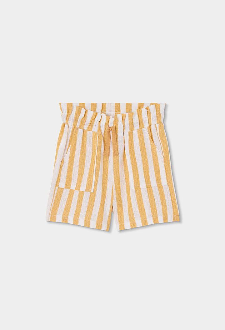 Boboli - shorts righe giallo