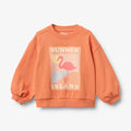 Wheat - felpa cotone arancio