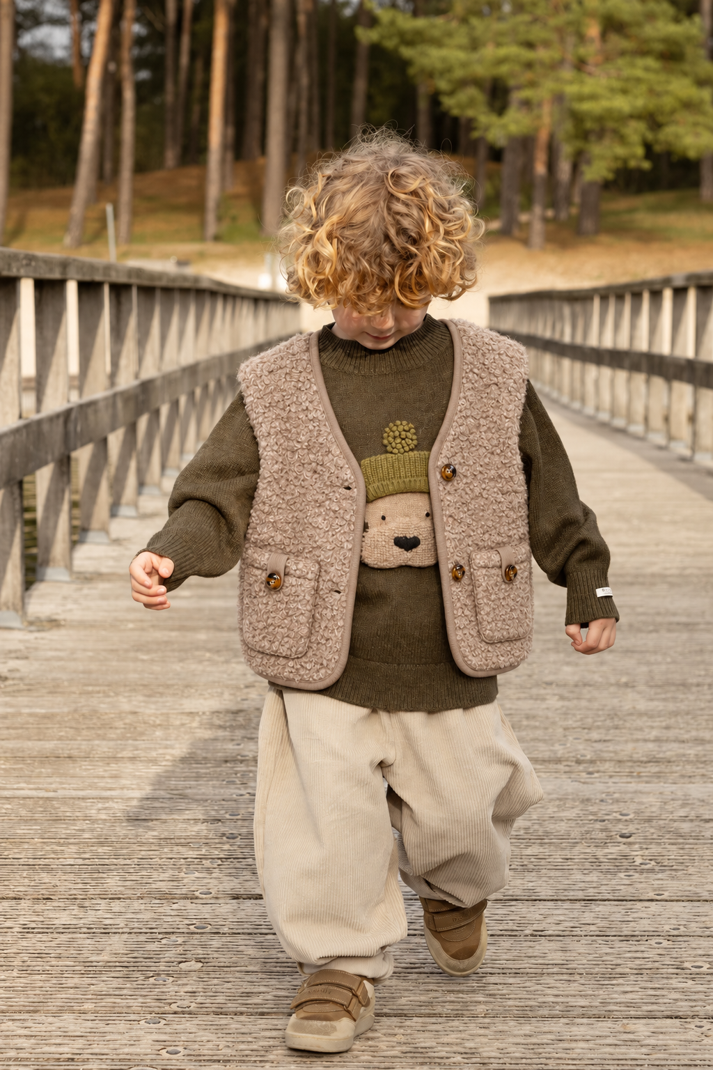 Donsje - gilet teddy