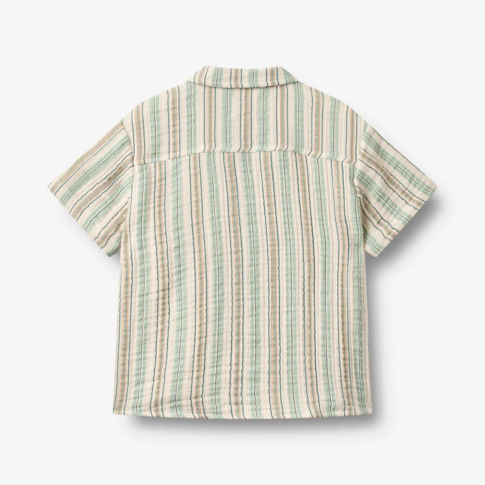 Wheat - camicia mussola a righe