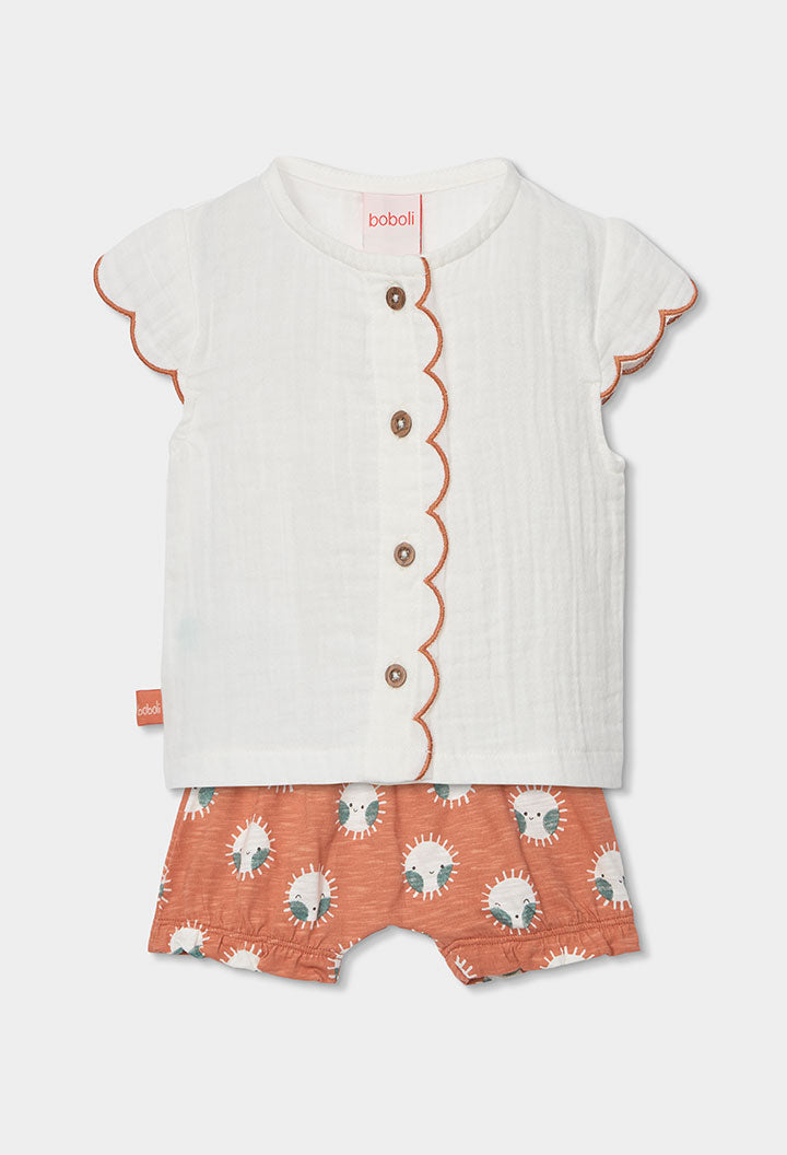 Boboli - set blusa e shorts