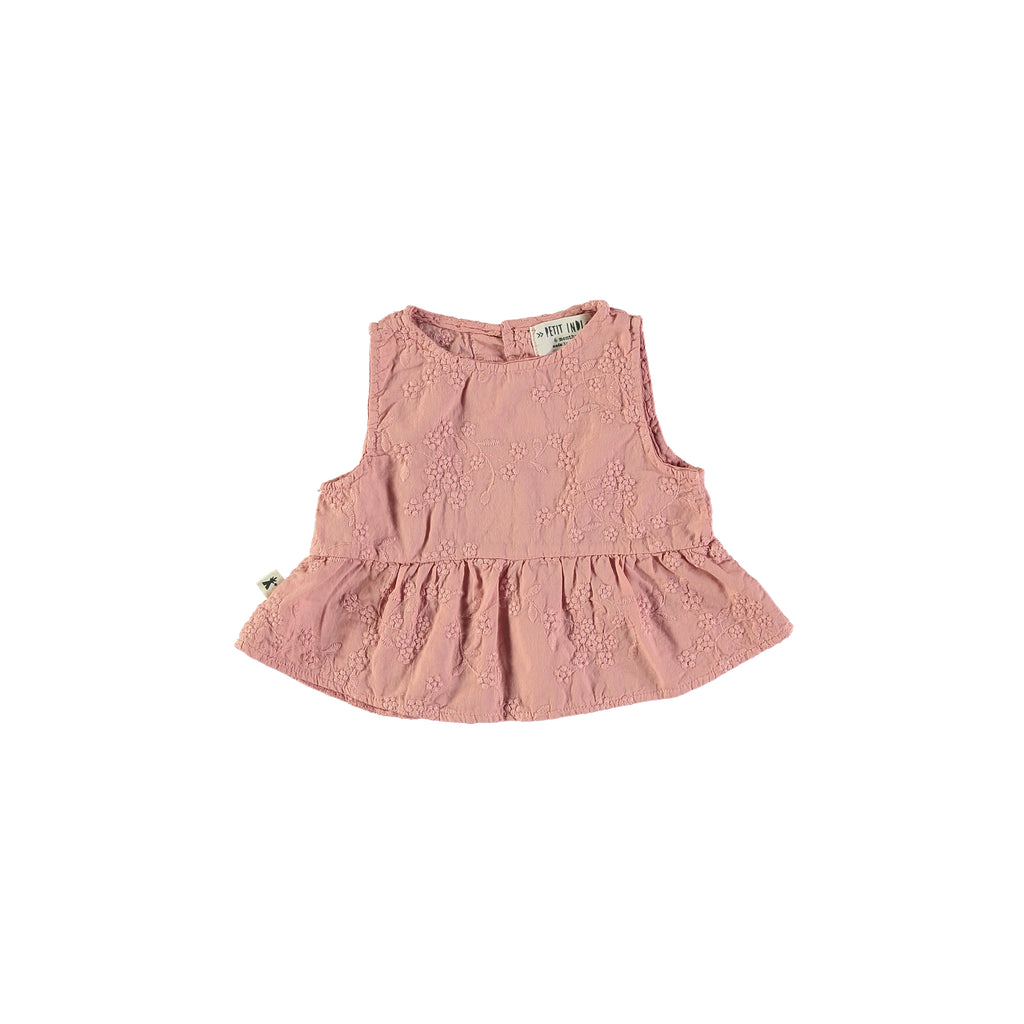 Petit Indi - blusa ricami rosa