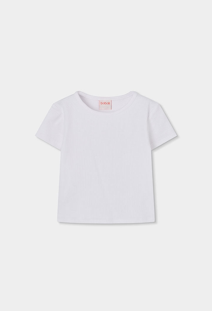 Boboli - t-shirt basica bianca