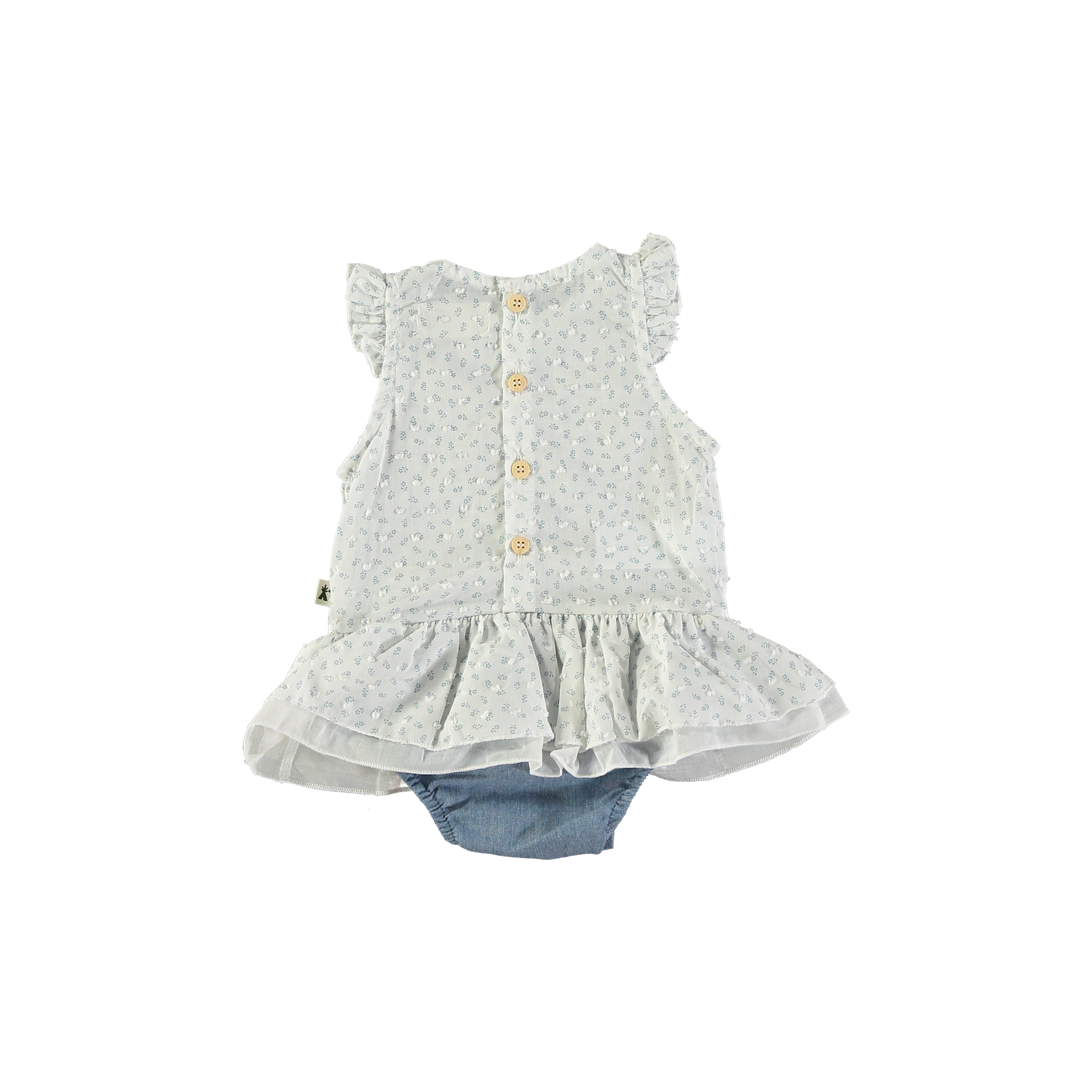 Petit Indi - set blusa con culotte