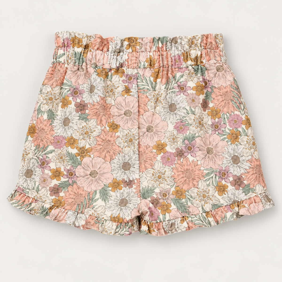 Drkid - shorts velluto floreale