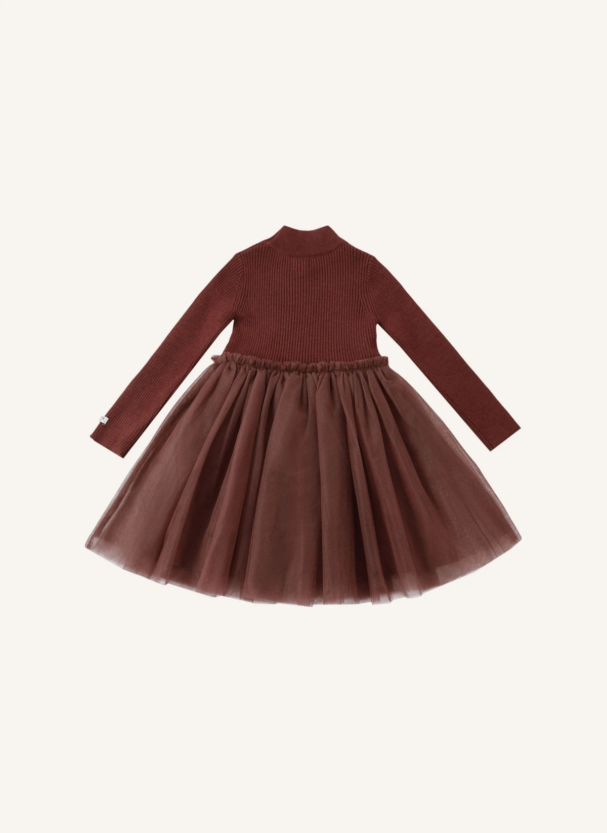 Donsje - vestito tulle mattone