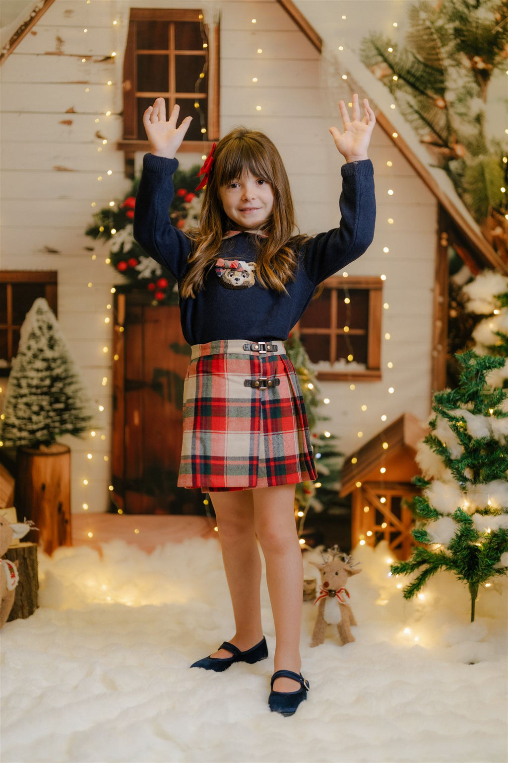 Deolinda - set bimba Maglioncino e gonna