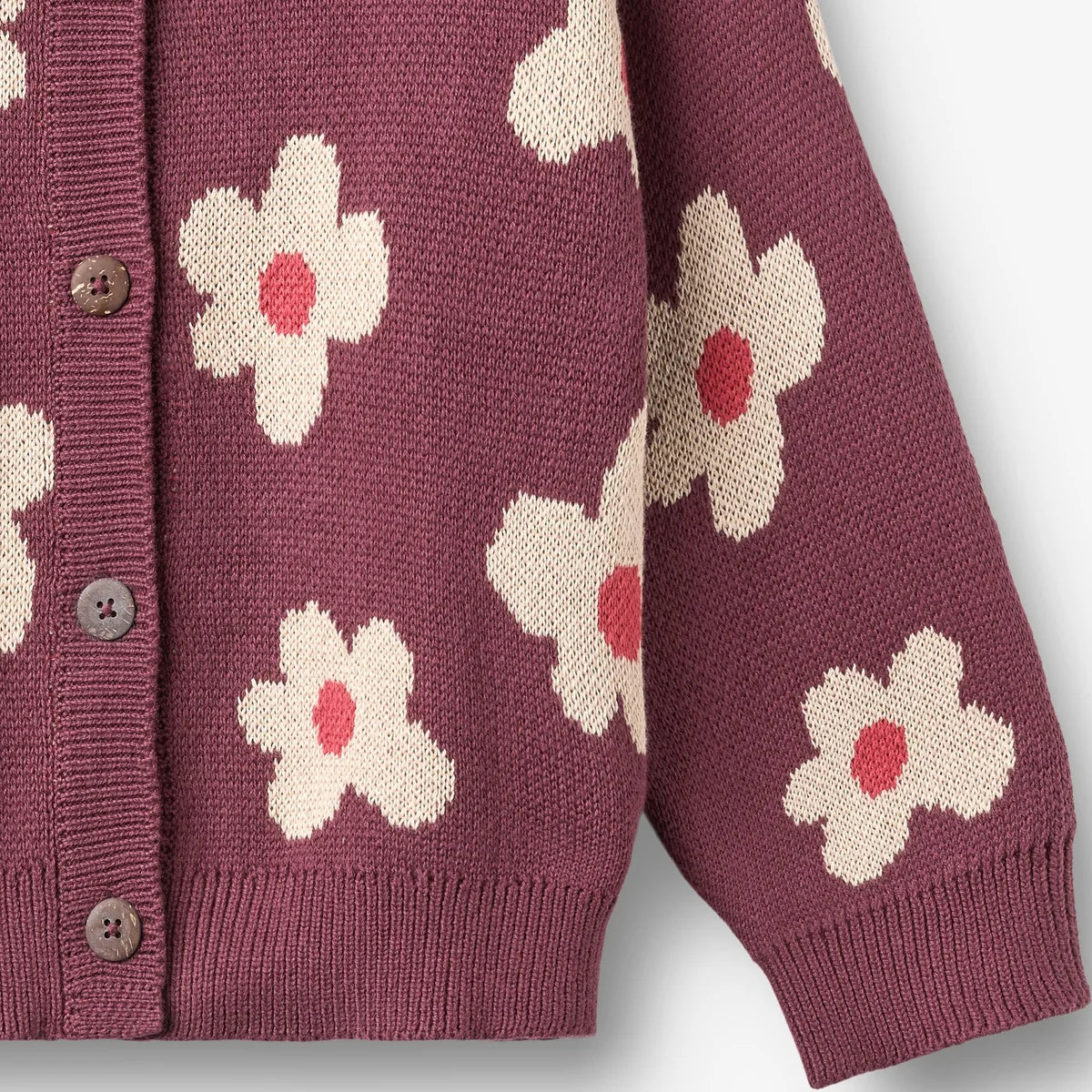 Wheat - cardigan fiori