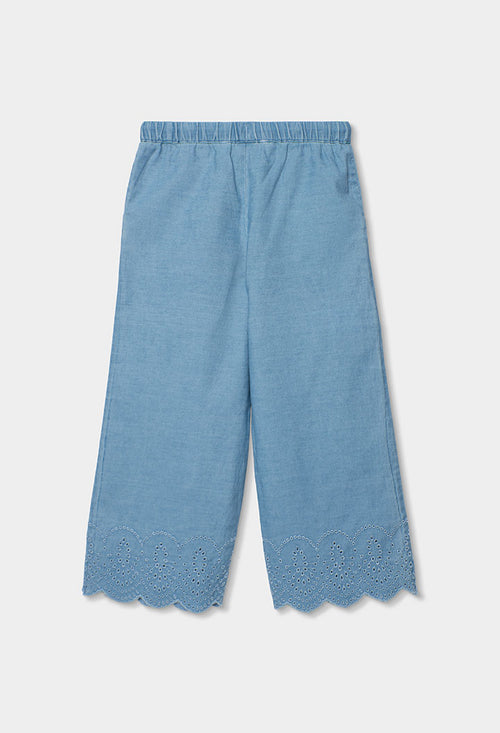 Boboli - pantalone palazzo jeans