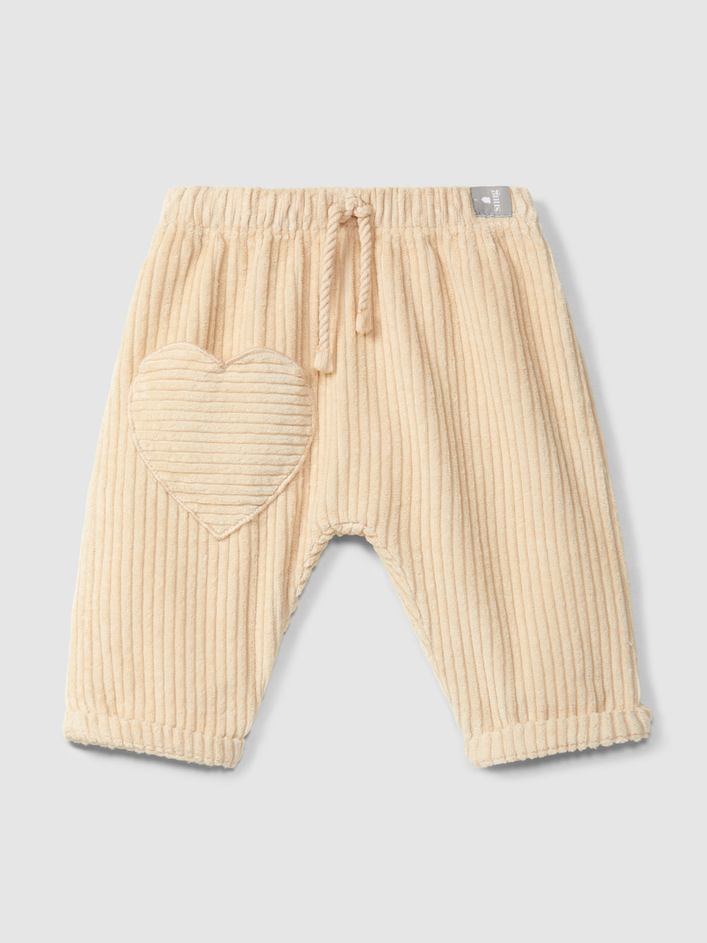 Snug - pantalone velluto con tasca cuore