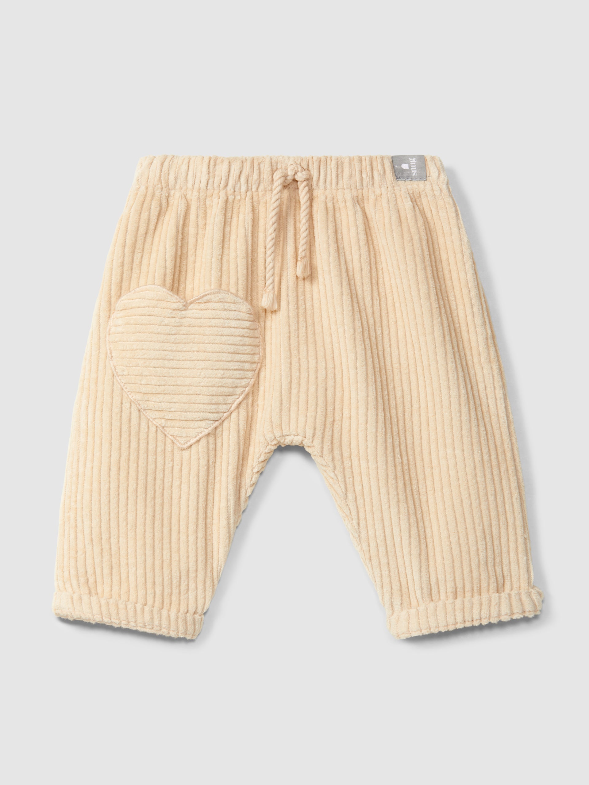 Snug - pantalone velluto con tasca cuore