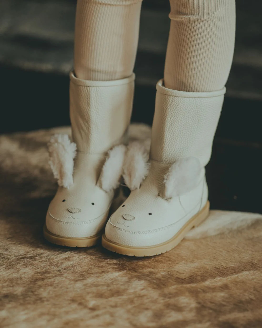 Donsje - stivaletto white rabbit