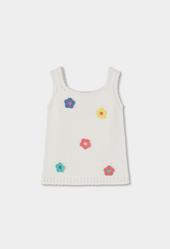 Boboli - top crochet fiori